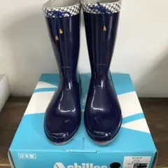 Achilles レインブーツ オリビア ネイビー 25.0EEのサムネイル