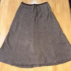 マックスマーラ　スカート　ブラウン　レディース