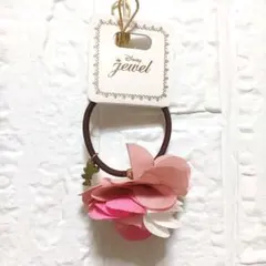Disney jewel フラワーヘアゴム　ミニー