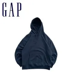 【美品】GAPギャップ 00s 無地 スウェットパーカー フーディ oldgap