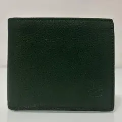 ILBISONTE イルビゾンテ レザーウォレット グリーン 二つ折り財布 緑のサムネイル