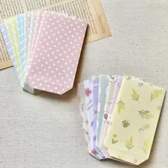 ハンドメイド ミニ紙袋 18枚 まとめ売り さくら ミモザ ドット ラッピング