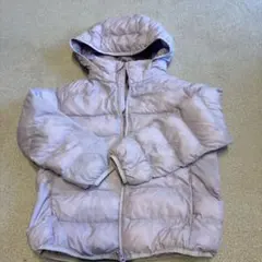 120サイズ 薄紫 ダウンコート UNIQLO