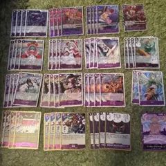 ワンピースカード　紫ドフラミンゴ　パーツ