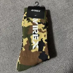 AVIREX ソックス 迷彩柄 カモフラ 25-27cm