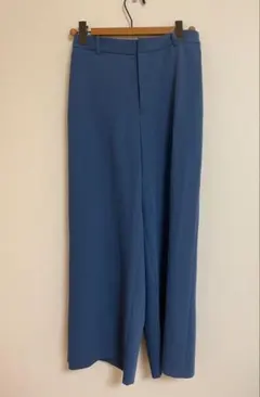 値下げ　LAUTRÉAMONT ブルーワイドパンツ 38