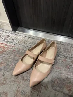 charles &keith ベージュピンク　パンプス