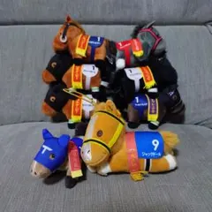 サラブレッドコレクション　マスコットボールチェーン　競馬