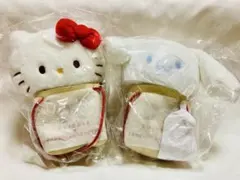 サンリオ swimmer コラボ ぬいぐるみ キティ & シナモン 2体セット