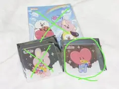 BT21 5周年記念 カフェ コースター パンフ TATAテテ、COOKY グク