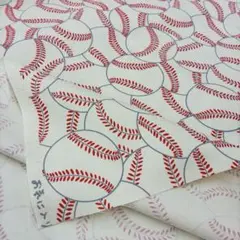 野球 ベイスボール ソフトボール スポーツ柄 布 生地 はぎれ ハンドメイド
