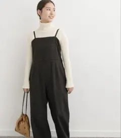 再値下げ　アーバンリサーチドアーズ ネップツイードサロペットのサムネイル
