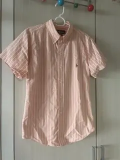 Ralph Lauren Blake 半袖シャツ ピンクストライプ