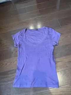 TOTALITE トータリテ　半袖 Tシャツ パープル　紫色　ハートネックのサムネイル