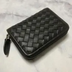 【新品未使用】羊革小型財布　ラウンドファスナー　イントレチャート男女共にオススメ