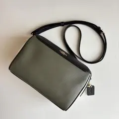 COACH コーチ フィン クロスボディ バッグ・ポケット オリーブグリーン 