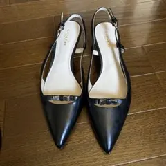 コーチ　サンダル　リボン