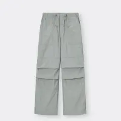 GU ブルー　カーゴパンツ