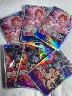 【美品】ワンピースカード　フランキー　サンジ SR3枚セット