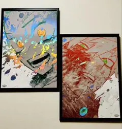 ヒロアカ 原画展 A2アートポスター2枚セットThe Beginning