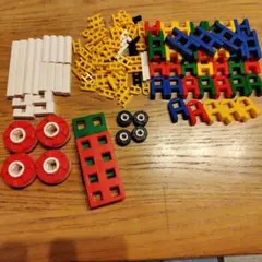 プラスチック製知育ブロックセット