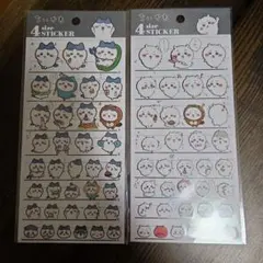 ちいかわ 4size ステッカー【ちいかわ&ハチワレ】