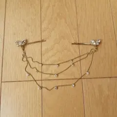 クレアーズ　ヘアーアクセサリー　ピン　ラインストーン　結婚式のサムネイル