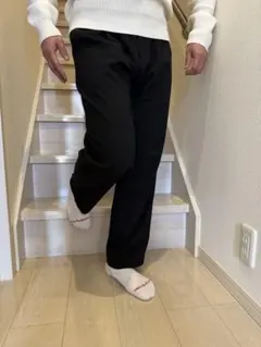 ユニクロ　タックワイドパンツ　メンズ　Sサイズ