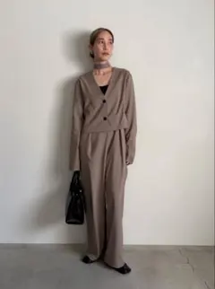 SELECT MOCA ショート丈ジャケット＆サロペット セットアップのサムネイル