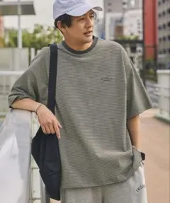 The CRAFT CREW PRODUCTS ボーダー半袖Tシャツ