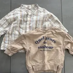 tete a tete ベビー服 80cm Tシャツ シャツ 長袖 2枚セット
