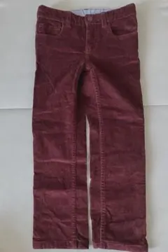 Petit Bateau バーガンディ コーデュロイパンツ　6ans/114cm