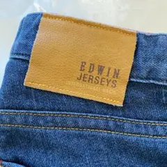 【古着】EDWIN ストレートデニム ダークブルー ブルー XS S