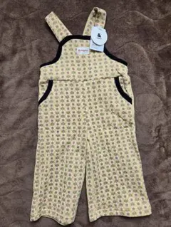 & mignon 花柄ロンパース 80cm