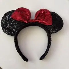 ミニーマウス スパンコールカチューシャ