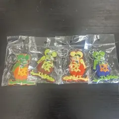 ラットフィンクラバーキーホルダー4個セット