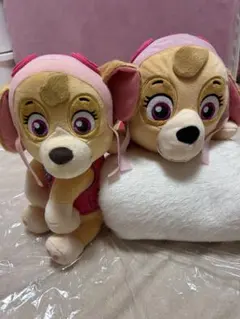 パウパトロール　スカイ　ぬいぐるみ2セット