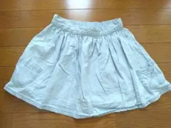 【baby gap】シャンブレーフレアースカート 105cm ライトブルーのサムネイル