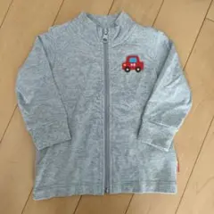 ミキハウス　ホットビスケッツ パーカー　80　くるま
