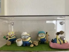 ミニオン Bob + Tim フィギュア　ガチャ　全4種セット