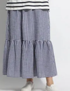 niko and ... チェック柄フレアスカート サイズ3