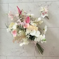 アーティシャルフラワー ブーケ・ブートニアセット
