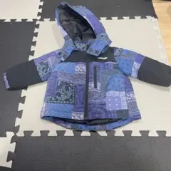 キッズ ダウンジャケット　ペイズリー柄　美品