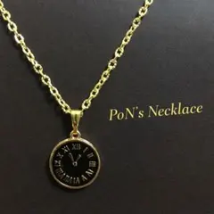 【漆黒時計】ゴールドネックレス