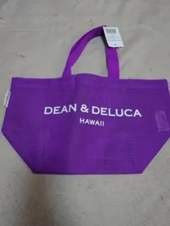 DEAN & DELUCA HAWAII S メッシュトート✾パープル✾Sサイズ