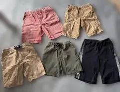 UNIQLO ブリーズ ハーフパンツ 5点セット120㎝