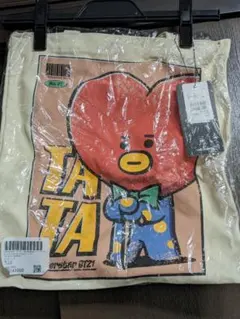 【未使用】BT21 キャラクターコットントート TATA