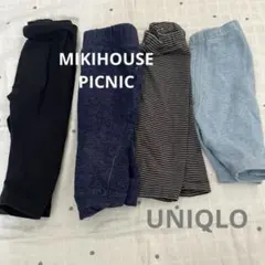 ベビー用レギンス　パンツ　4点セット　70 ピクニック　UNIQLO