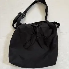 LOWRYS FARM ブラック ショルダーバッグ