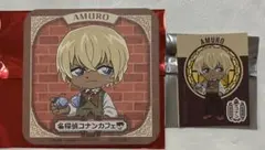 コナンカフェ　コースター　ステッカー　安室透